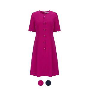 [꼼빠니아] 단추 포인트 정장 원피스_CADU5-WOP190