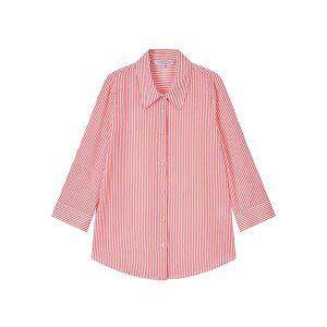 [꼼빠니아] 7부 스트라이프 셔츠 블라우스 A_CADU4-WRC901