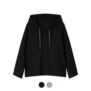 [꼼빠니아] 뒷밴딩 후드 티셔츠_CADU4-WKA010