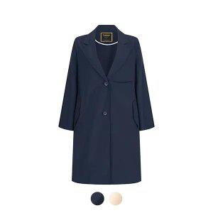 [꼼빠니아] 백 프린트 플랩 트렌치 코트_CADU4-WGJ030