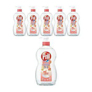 프릴 맑은식초 자몽향, 700ml, 6개