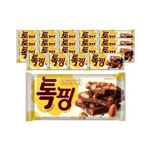 오리온 톡핑 아몬드 그래놀라 43g, 10입, 2개
