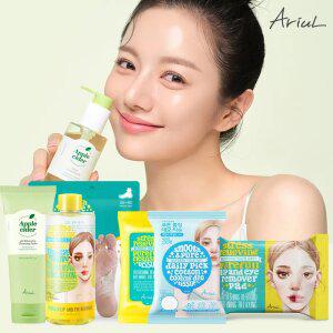 [아리얼] 베스트 클렌징 모음전! 시나모롤콜라보 한정수량 판매! 클렌징티슈/리무버/리