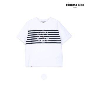 [레노마키즈] 남아 마린자수 ST배색 티셔츠 (R2621T116-T)
