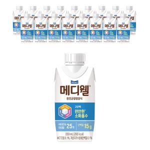 메디웰 완전균형영양식 고단백 200ml, 18입, 1개