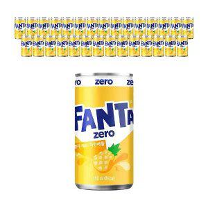 [코카콜라] 환타 제로 파인 190ml, 30개