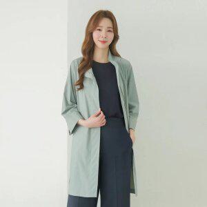 [PAT 여성] 나일론 혼방 하이넥 코트_1I41101