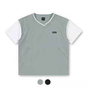 [폴햄키즈] 영스터 공용 브이넥 화섬 반팔티_PYE2TS3050