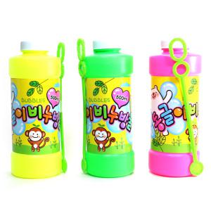 비눗방울 리필액 500ml 버블건 리필용액 비누방울 어린이 유치원 학원 학교 달란트 사은 판촉 선물 장난감