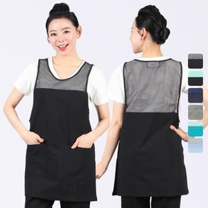 LA58 앞치마 원피스형 얇은 여름 복지센터 요양원