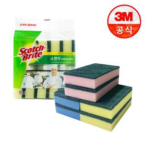 3M 스카치브라이트 스펀지다목적수세미 대 5개입