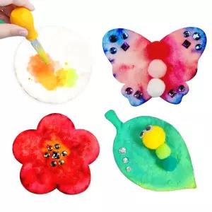 아티바바 스포이드 물감놀이 솜