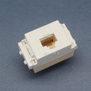 랜 RJ45 UTP 모듈러 모듈 콘센트용 8P8C 키스톤잭
