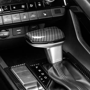 아반떼 CN7 튜닝 용품 기어봉 커버 카본 몰딩