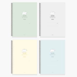 펜피아 2000 스프링 칸이 넓은노트 16절 줄노트 공책