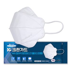 크린가드 M10 접이식 방진마스크 플러스 대형 10매 44097