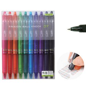 파이롯트 프릭션 볼 노크 10색세트 0.7mm 지워지는 볼펜