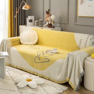 홈메이드 화사한 북유럽 쇼파커버 카우치 패드 사계절 양면 소파덮개 19번