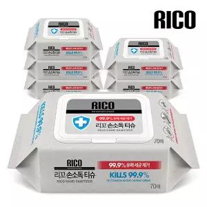 리꼬 손소독티슈 70매 x 6팩