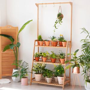 친절한마이쮸 원목 화분선반 진열대 거치대 정리대 거실 화분 받침대 다육이선반
