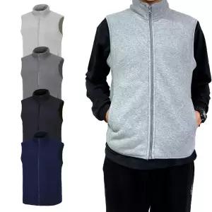 [MUJISTAR] 양털조끼 후리스 본딩 기모 폴라폴리스/남녀공용