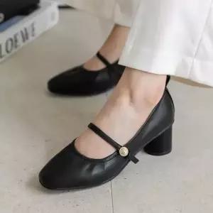 [분홍코끼리](무중력깔창) 완전말랑 밴딩 메리제인힐(5.5cm)