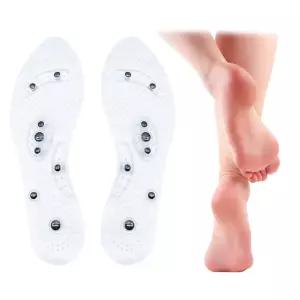 실리콘 지압 깔창 천연자석 기능성 경혈 발마사지 발바닥지압 인솔 운동화 구두 신발