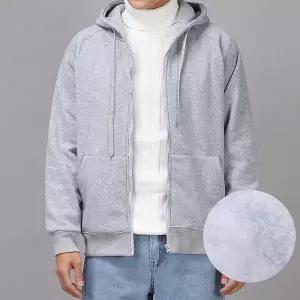 [후앙스]남녀공용 두툼한 기모 빅사이즈 커플 후드집업 CKHD1022