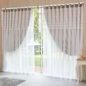 [지나송]셀린 웨딩스타일 암막커튼 중형(360*230) 봉포함