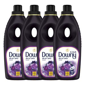 다우니 고농축 섬유유연제 퍼퓸 미스티크 1L 4개