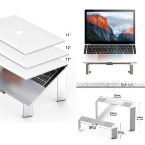 조립식 알루미늄 노트북 거치대 받침대 최대17인치