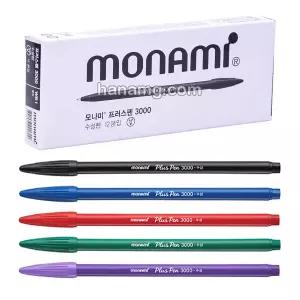 모나미 프러스펜 1타 12입 흑 청 적 녹 보라 중 선택