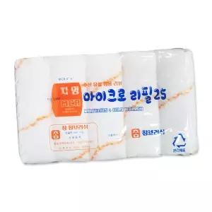 참브러쉬 마이크로리필25 로라 커버 4인치 (5개입)