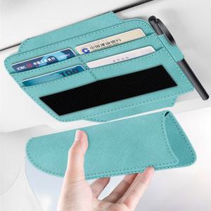 TKB 차량용 레더쉽 분리형 썬바이저 선글라스포켓 V2