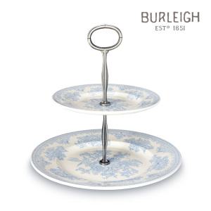 [롯데백화점]버얼리 [버얼리] 블루 아시아틱 페잔트 2단 케이크 스탠드