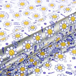 디자인랩 메탈롤포장지 대 스마일플라워 530mmX17m 색상랜덤