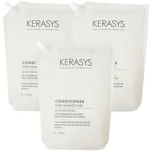 케라시스 엑스트라 데미지케어 대용량 린스 2000ml x 3개 리필용
