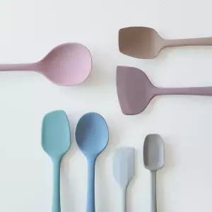실리콘 주걱 국내생산 스파츌라 이유식 미니 볶음 요리 스푼 알뜰주걱