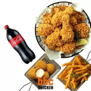 [BHC] 후라이드+케이준프라이+뿌링치즈볼+콜라1.25L