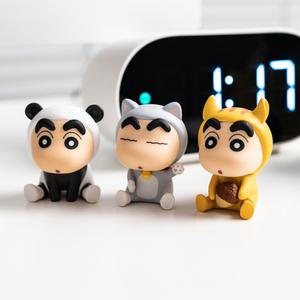 짱구는 못말려 입체 피규어 6종세트 캐릭터 판다 다람쥐 꿀벌 인테리어 짱덕 소품 굿즈 선물