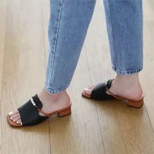 [오노마] ONM 중년신발 여름신발 슬리퍼구두 플랫굽 발편한 데일리