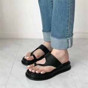 [오노마] ONM 엄지쪼리슬리퍼 여름신발 통굽 데일리 캐주얼슈즈