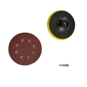 5인치 8공 전동드릴 원형사포 샌딩페이퍼 샌드페이퍼 드릴용사포 페인트벗기기