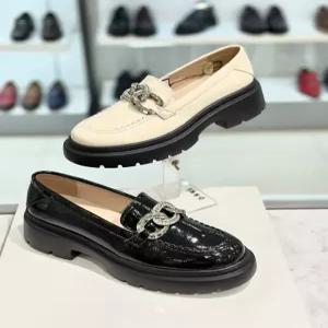 [닥스] 여성 청키굽 세미 로퍼힐  dis405