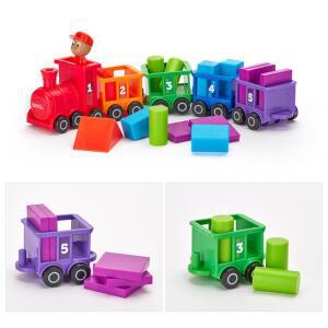 도형기차 색깔분류 기차 숫자 색분류 3살 아들선물 가족놀이 소근육발달