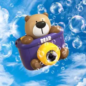 베어 카메라 버블건 동물 자동 비눗방울 곰돌이 오리 비누방울 버블건 세트 머신 야외 캠핑