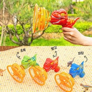 비눗방울총 공룡이중버블건 비누방울기계 대형자동버블건 KC인증