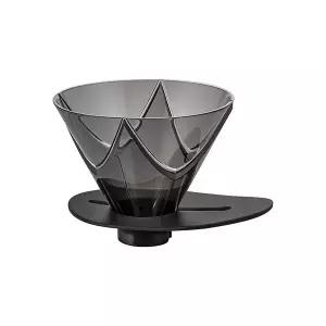 하리오 V60 무겐 플라스틱드리퍼 1 2인용 블랙 VDMU-02-TB