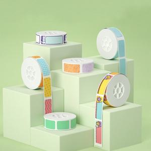 모에모에 라벨프린터 전용 라벨지 투명방수 리필용 네임스티커 라벨스티커