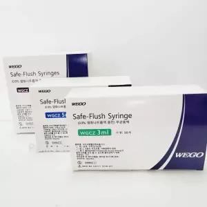 위고 식염수 주사기 3ml 5ml 10ml 멸균생리식염수 포쉬 플러시 세척용주사기